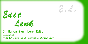 edit lenk business card